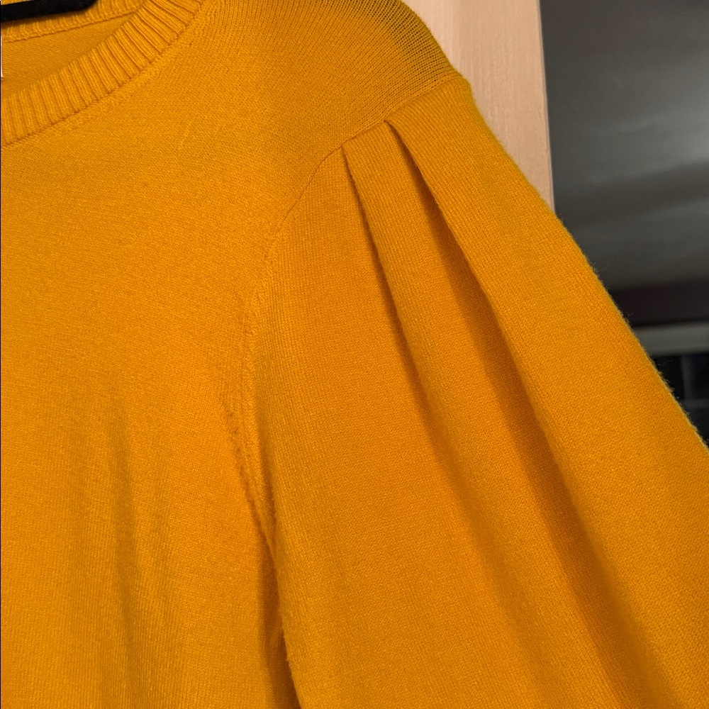 Magaschoni Mustard Knit Top - Picture 4 of 4